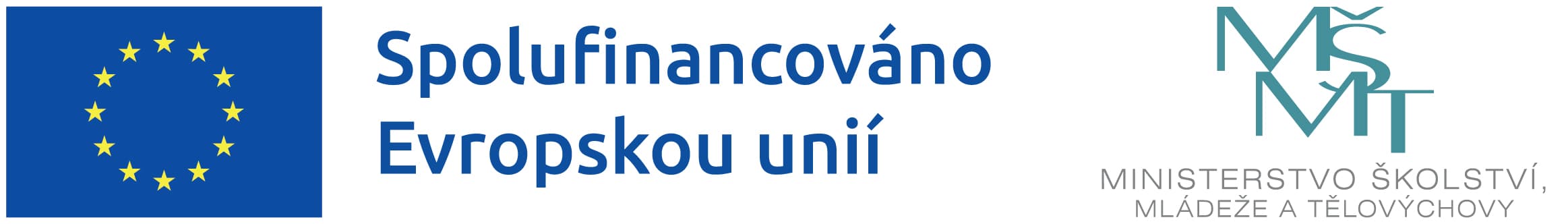Logo EU + MŠMT (spolufinancováno Evropskou Unií)